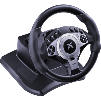  Руль DEFENDER Glazer (64066) черный PC/PS/Xbox/Switch, педали 