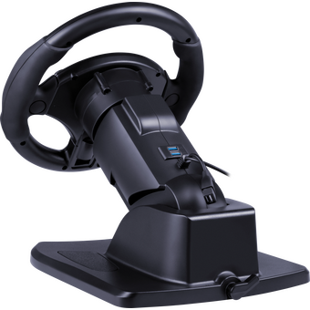  Руль DEFENDER Glazer (64066) черный PC/PS/Xbox/Switch, педали 