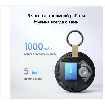  Портативная колонка XIAOMI Redmi Bluetooth Speaker 2 BHR4327CN Mist Matte Black 