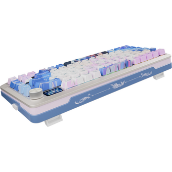  Клавиатура беспроводная REDRAGON Flekact Pro RU (72616) фиол-аним 