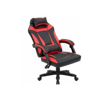  Кресло игровое CROMEX Start GM-105 (532957) экокожа, черное/красное 