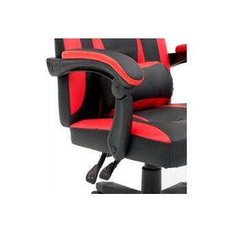  Кресло игровое CROMEX Start GM-105 (532957) экокожа, черное/красное 