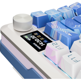  Клавиатура беспроводная REDRAGON Flekact Pro RU (72616) фиол-аним 