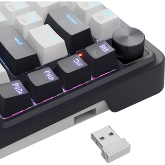  Клавиатура REDRAGON Ucal Pro 72008 RGB бел/черн 