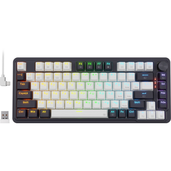  Клавиатура REDRAGON Ucal Pro 72008 RGB бел/черн 