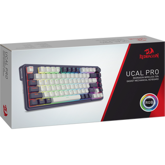  Клавиатура REDRAGON Ucal Pro 72008 RGB бел/черн 