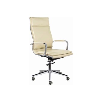  Кресло руководителя BRABIX Premium Kayman EX-532 (532544) экокожа, бежевое 