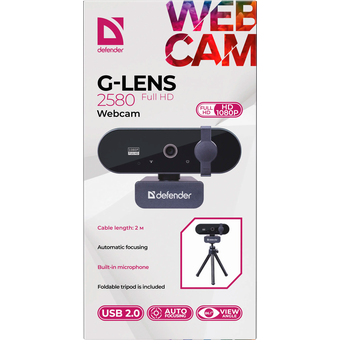  Web-камера DEFENDER G-lens 2580 (63118) 