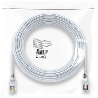  Ethernet кабель DEFENDER RJ45-15 (87413) Cat 5E, UTP, AWG24, PVC, 15м 