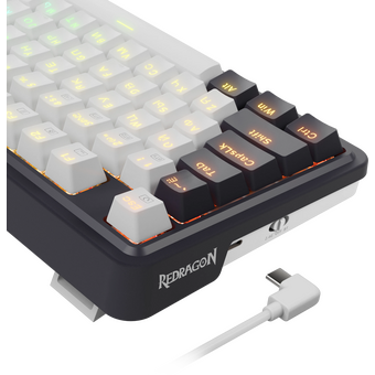  Клавиатура REDRAGON Ucal Pro 72008 RGB бел/черн 