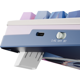  Клавиатура беспроводная REDRAGON Flekact Pro RU (72616) фиол-аним 