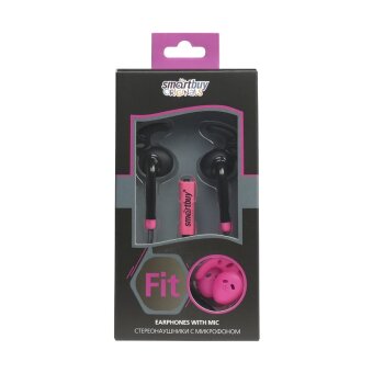  Гарниутра SmartBuy SBH-410 Fit черн/розов 