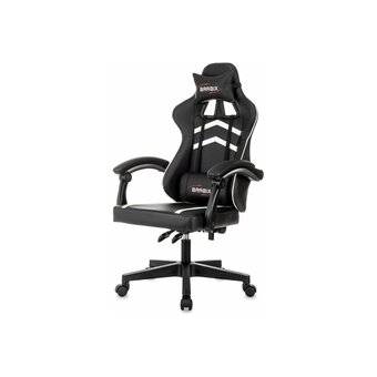  Кресло игровое BRABIX Shooter GM-123 (533191) экокожа, черное/белое 