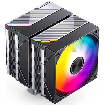  Кулер JONSBO CA80 Black LGA1851/1700/1200/115X/AM5/AM4 (TDP 260W, PWM, 120mm ARGB LED Fan + 120mm Black Fan, 6 тепловых трубок, медная база, 