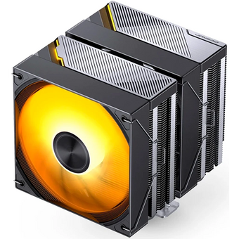  Кулер JONSBO CA80 Black LGA1851/1700/1200/115X/AM5/AM4 (TDP 260W, PWM, 120mm ARGB LED Fan + 120mm Black Fan, 6 тепловых трубок, медная база, 