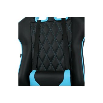  Кресло игровое BRABIX GT Master GM-110 (531928) экокожа, черное/голубое 