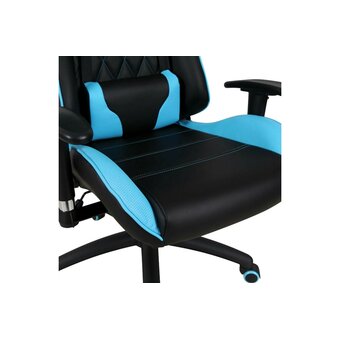  Кресло игровое BRABIX GT Master GM-110 (531928) экокожа, черное/голубое 