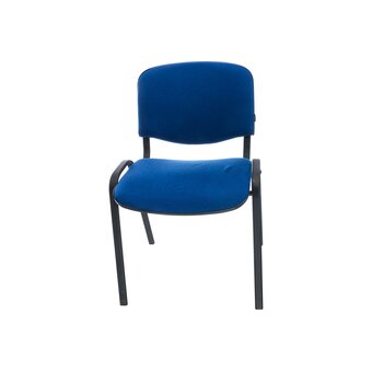  Стул для посетителей BRABIX Iso CF-005 (531974) ткань синяя с черным 