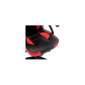  Кресло игровое BRABIX Shark GM-203 (532512) экокожа, черное/красное 