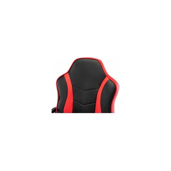  Кресло игровое BRABIX Shark GM-203 (532512) экокожа, черное/красное 