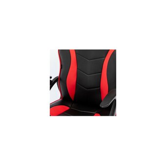  Кресло игровое BRABIX Shark GM-203 (532512) экокожа, черное/красное 