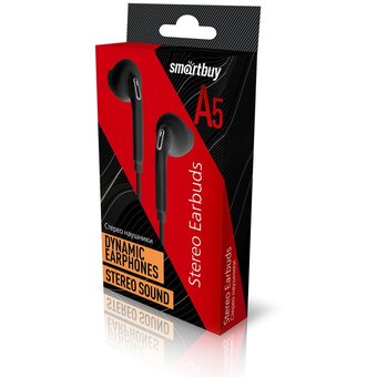  Наушники SMARTBUY SBE-201K A5 черный 