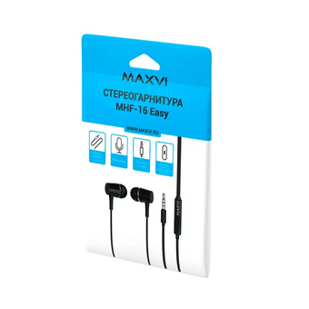  Стереогарнитура Maxvi MHF-16 Easy black 