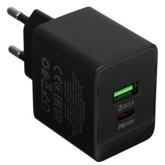  СЗУ Borofone BAS14A 1USB+1Type-C 3.0A QC3.0 PD 20W Black 