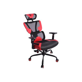  Кресло игровое BRABIX Premium Toxin GM-520 (532950) экокожа/сетка/ткань, черное/красное 