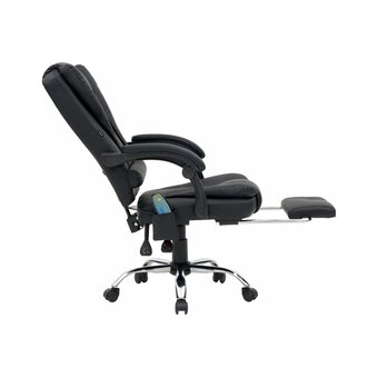  Кресло руководителя CROMEX Lounge MS-007 (532960) экокожа, черное 