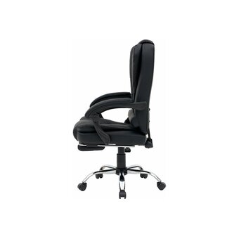  Кресло руководителя CROMEX Lounge MS-007 (532960) экокожа, черное 