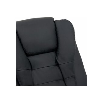  Кресло руководителя CROMEX Lounge MS-007 (532960) экокожа, черное 