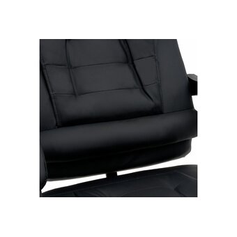  Кресло руководителя CROMEX Lounge MS-007 (532960) экокожа, черное 