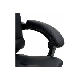  Кресло руководителя CROMEX Lounge MS-007 (532960) экокожа, черное 