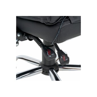  Кресло руководителя CROMEX Lounge MS-007 (532960) экокожа, черное 