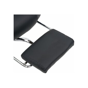  Кресло руководителя CROMEX Lounge MS-007 (532960) экокожа, черное 