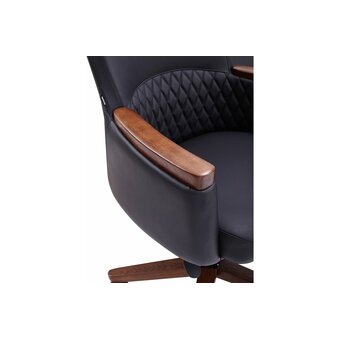  Кресло руководителя HAWASAN Desire EX-771 (532935) натуральная кожа, черное 