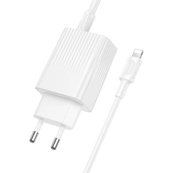  СЗУ BOROFONE BAS76A Type-C Lightning белый 