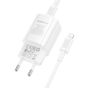  СЗУ Borofone BA103A Lightning/Type-C White 