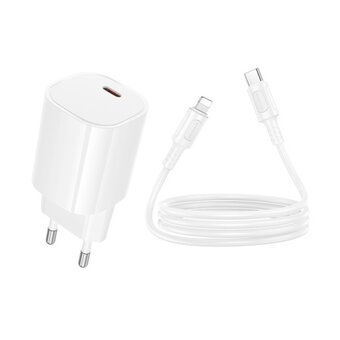  СЗУ Borofone BA103A Lightning/Type-C White 