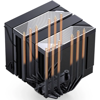  Кулер JONSBO CA90 Black LGA1851/1700/1200/115X/AM5/AM4 ( TDP 270W, PWM, 130mm Black Fan + 120mm Black Fan, 6 тепловых трубок, медная база, 4-p 