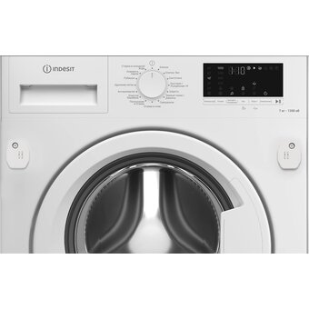  Встраиваемая стиральная машина Indesit IWBI 7290 VW белая 