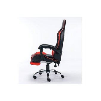  Кресло игровое BRABIX Dexter GM-135 (532799) экокожа, черное/красное 