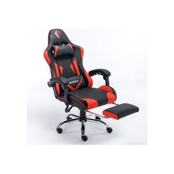  Кресло игровое BRABIX Dexter GM-135 (532799) экокожа, черное/красное 