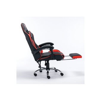  Кресло игровое BRABIX Dexter GM-135 (532799) экокожа, черное/красное 