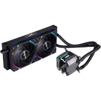  СВО 1STPLAYER X-240 Black (X-240-BK) / 2x120mm, ARGB, IPS display 