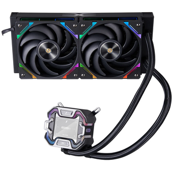  СВО 1STPLAYER X-240 Black (X-240-BK) / 2x120mm, ARGB, IPS display 