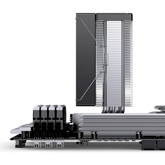  Кулер JONSBO CA40 Black LGA1851/1700/1200/115X/AM5/AM4 (TDP 225W, PWM, 120mm ARGB LED Fan, 4 тепловые трубки, 4-pin) Retail 