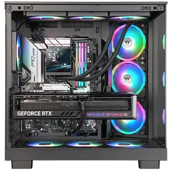  СВО Thermaltake MAGFloe 360 Ultra (cl-w432-pl12sw-a), LCD, 4-pin, ARGB, 120мм, черный, retail 