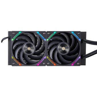  СВО 1STPLAYER X-240 Black (X-240-BK) / 2x120mm, ARGB, IPS display 